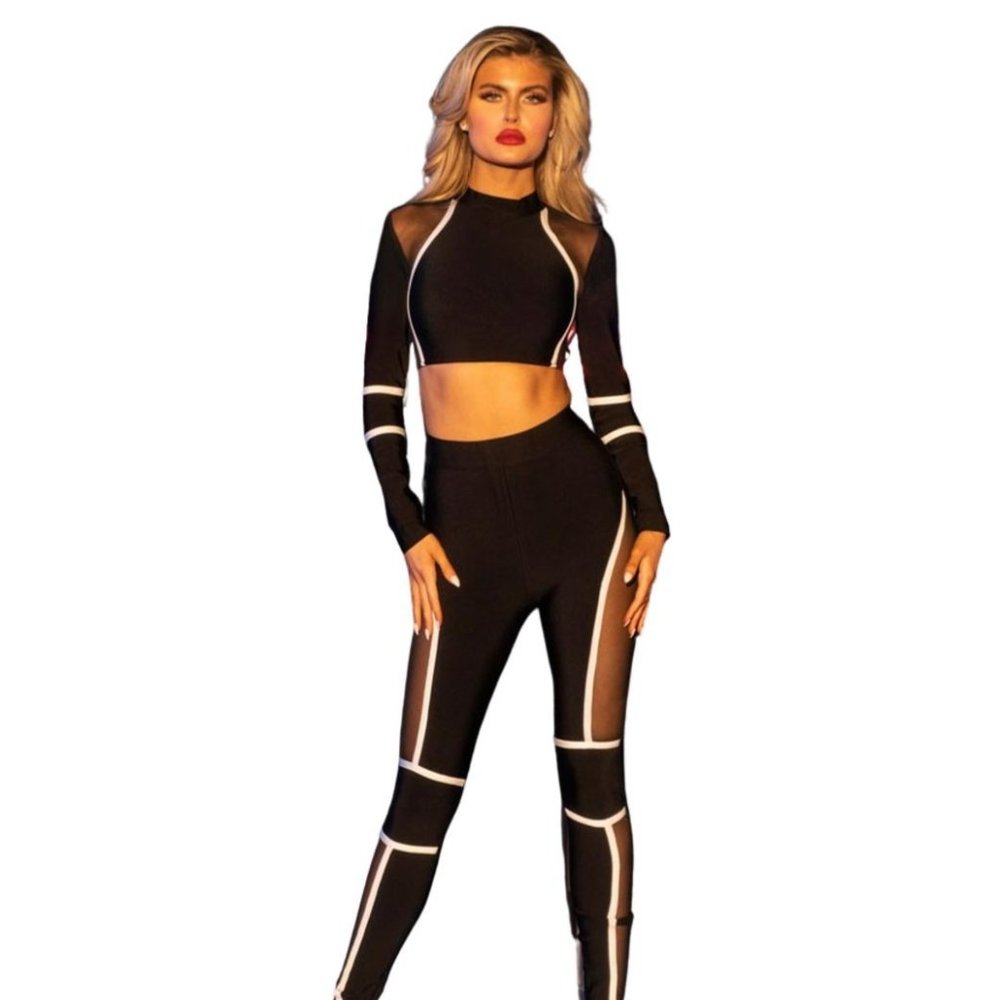 Womens 2Pc Legging Sportswear Set